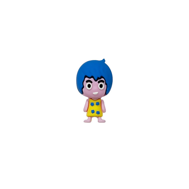 Wholesale 10pcs/pack Silicone Green Cartoon Character 3D DIY Beads